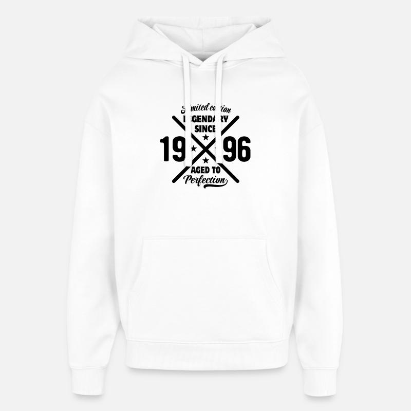 Édition limitée 1996 | Cadeau d’anniversaire - Sweat à capuche unisexe Stanley/Stella Oversized - blanc