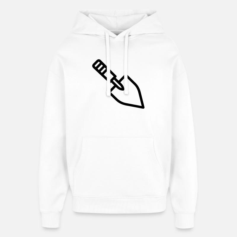 truelle - Sweat à capuche unisexe Stanley/Stella Oversized - blanc