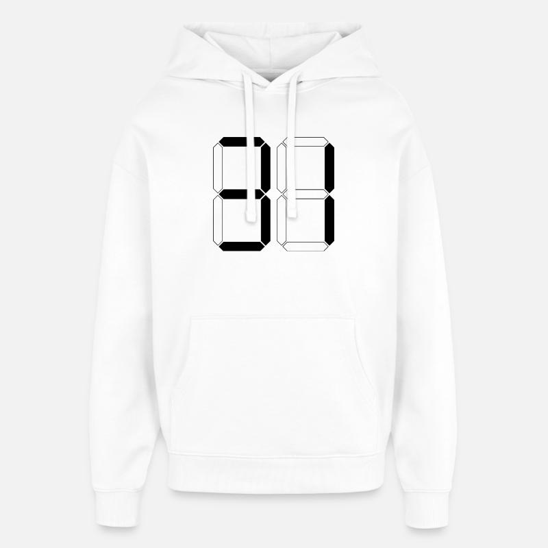 NUMÉRO 31 Trente-et-Un Cadeaux Numériques - Sweat à capuche unisexe Stanley/Stella Oversized - blanc