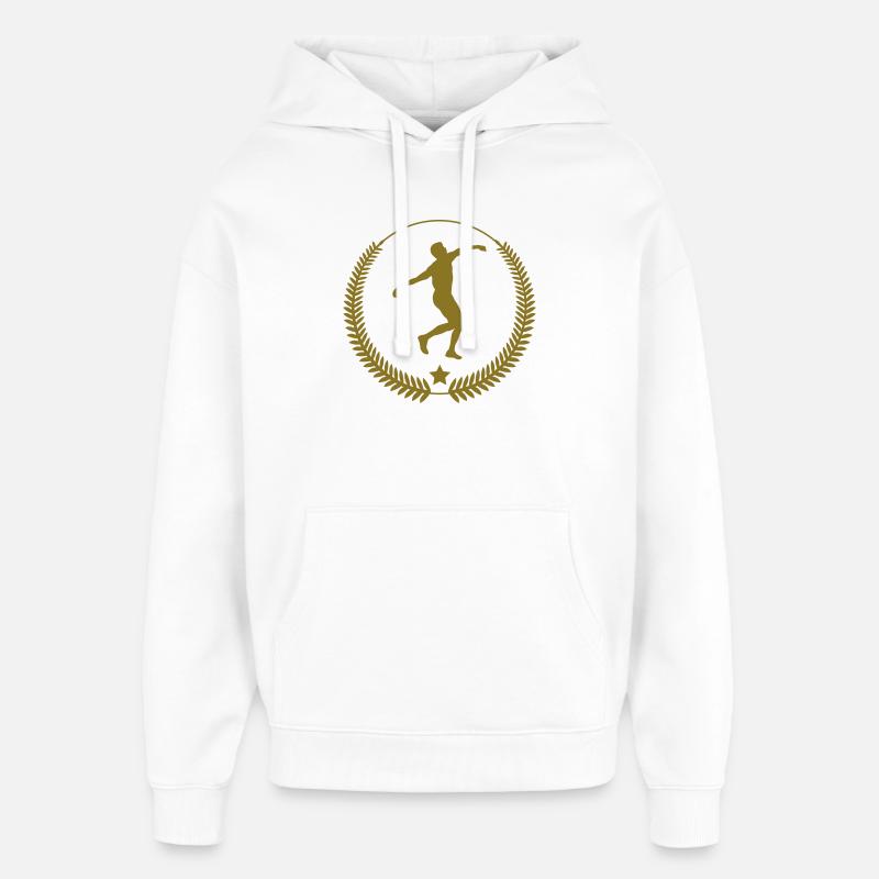 Lancer de Disque / Poids / Javelot / Marteau - Sweat à capuche unisexe Stanley/Stella Oversized - blanc