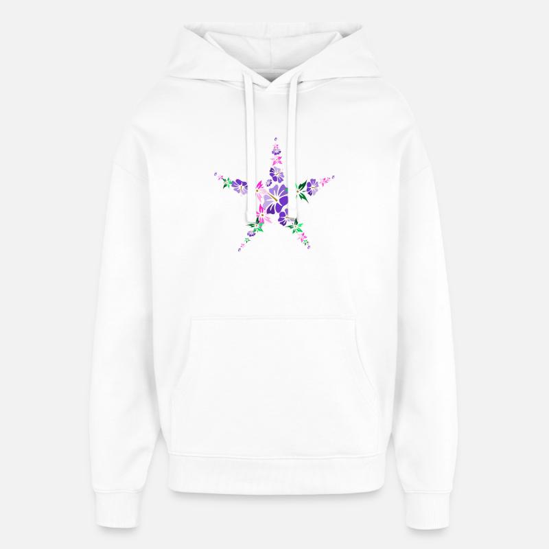 Polynesia - Oversized Unisex Hoodie by Stanley/Stella - white