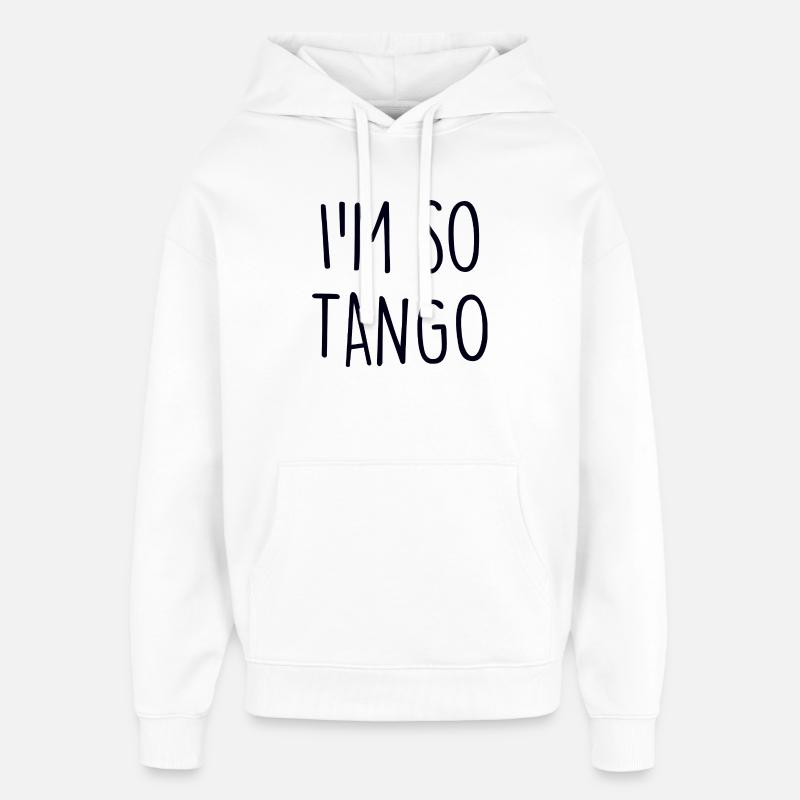 Tango Dancer - Oversized Unisex Hoodie by Stanley/Stella - white