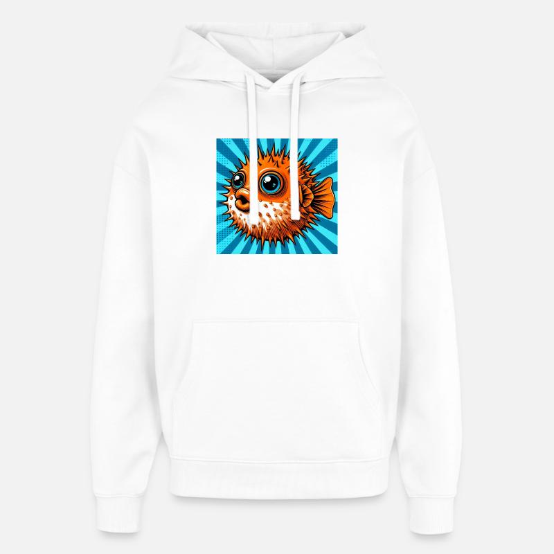 Blowfish - Sweat à capuche unisexe Stanley/Stella Oversized - blanc