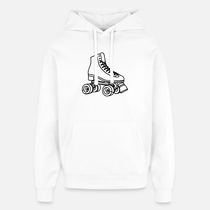 Patins - Sweat à capuche unisexe Stanley/Stella Oversized - blanc