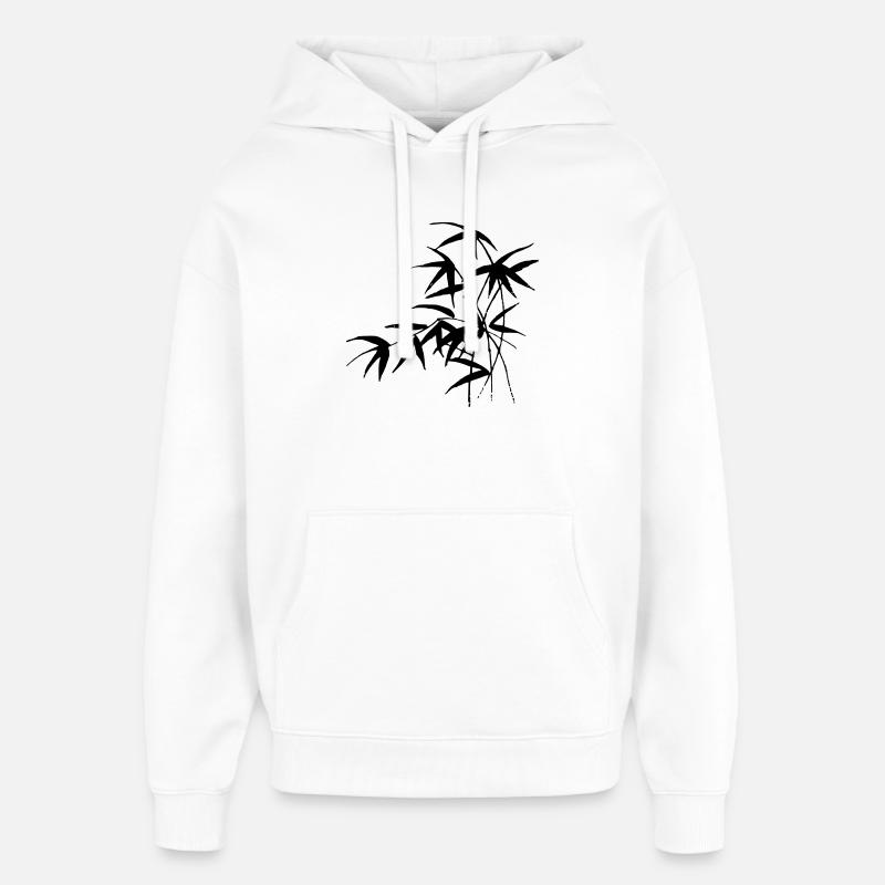 bambou - Sweat à capuche unisexe Stanley/Stella Oversized - blanc