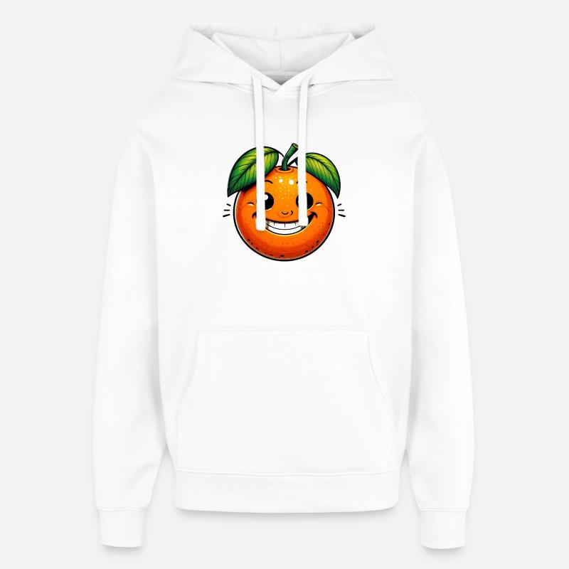 Orange Orange - Sweat à capuche unisexe Stanley/Stella Oversized - blanc