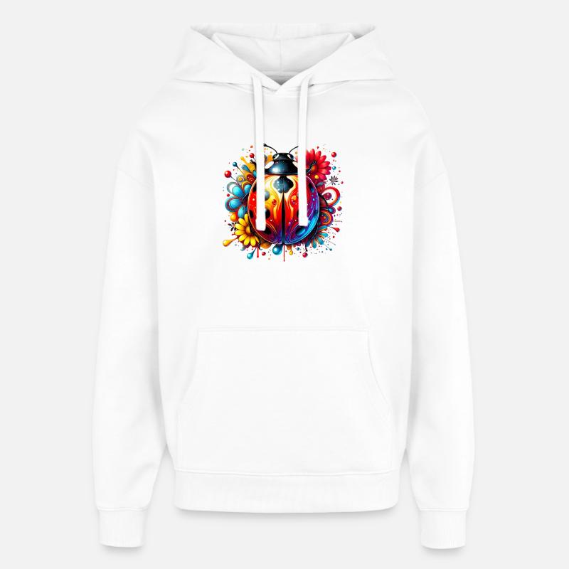 Coccinelle - Sweat à capuche unisexe Stanley/Stella Oversized - blanc