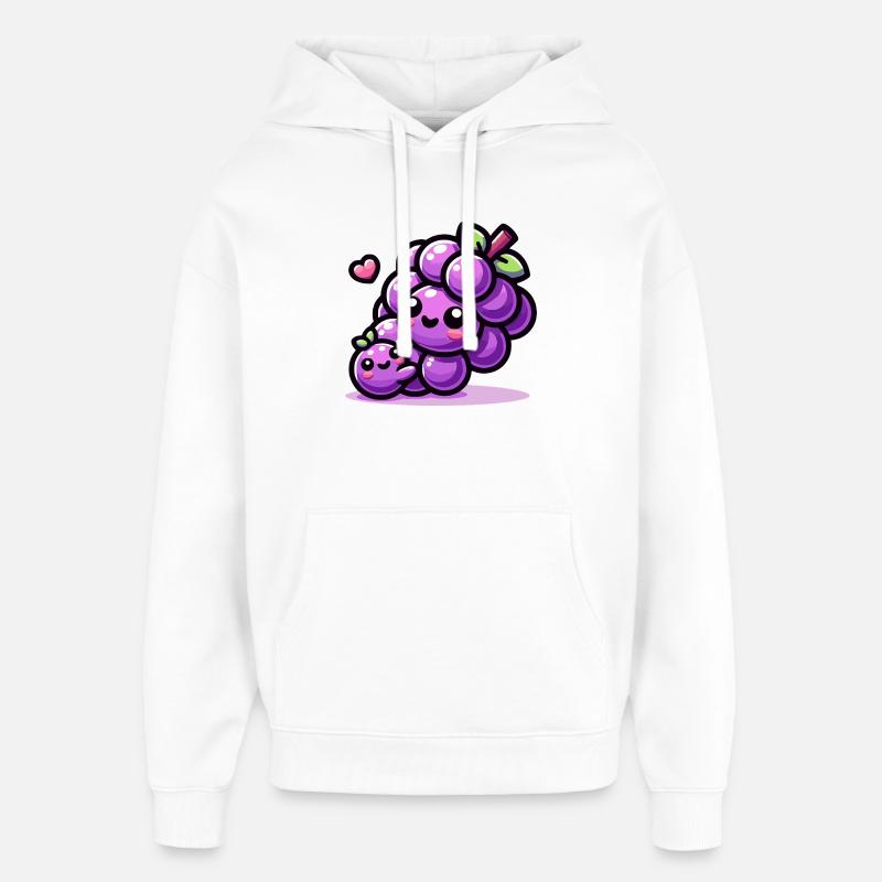 Raisin doux Design - Sweat à capuche unisexe Stanley/Stella Oversized - blanc