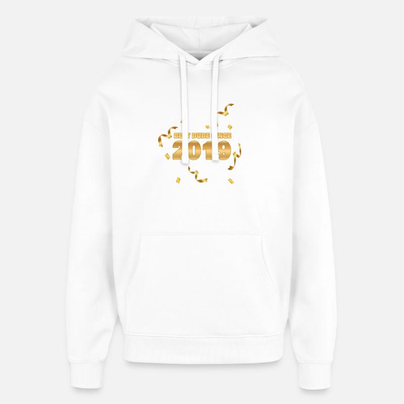 2019 - Sweat à capuche unisexe Stanley/Stella Oversized - blanc