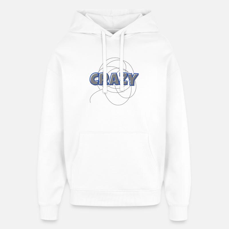 Fou - Sweat à capuche unisexe Stanley/Stella Oversized - blanc