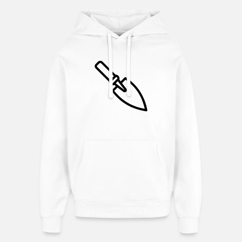 truelle - Sweat à capuche unisexe Stanley/Stella Oversized - blanc