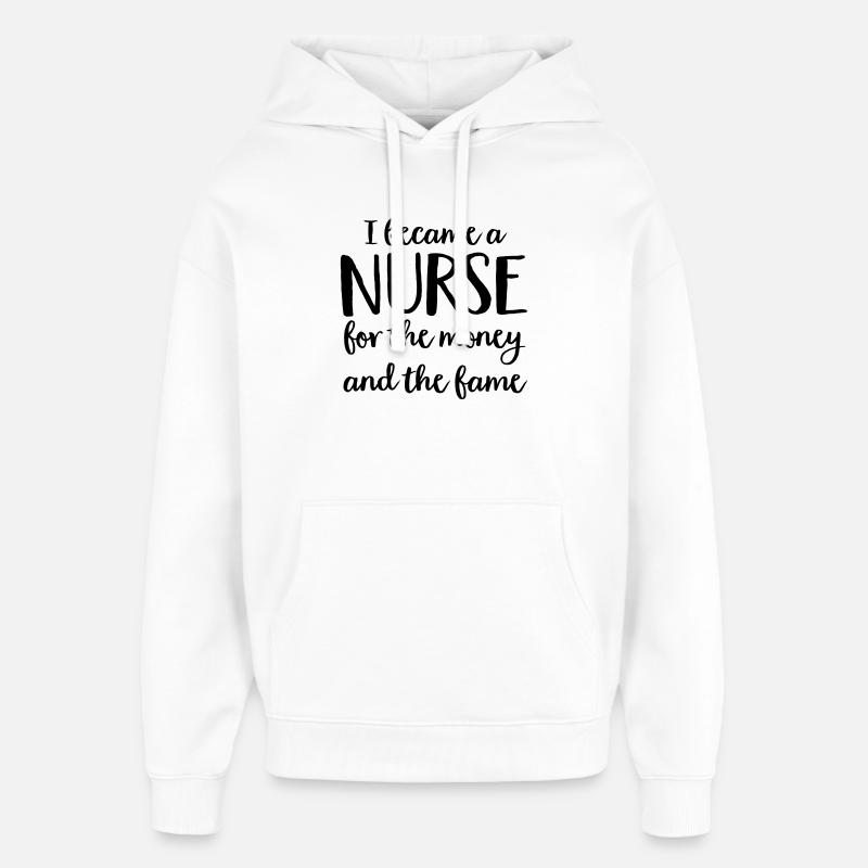Infirmière - Sweat à capuche unisexe Stanley/Stella Oversized - blanc