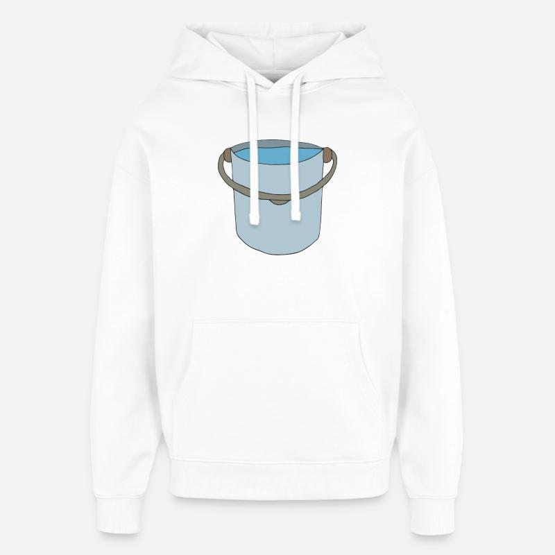 eimer handgemalt Wassereimer - Oversized Unisex Hoodie von Stanley/Stella - Weiß