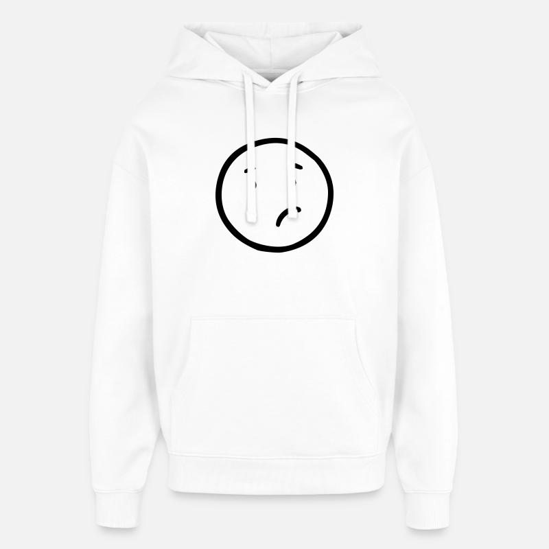 confus - Sweat à capuche unisexe Stanley/Stella Oversized - blanc