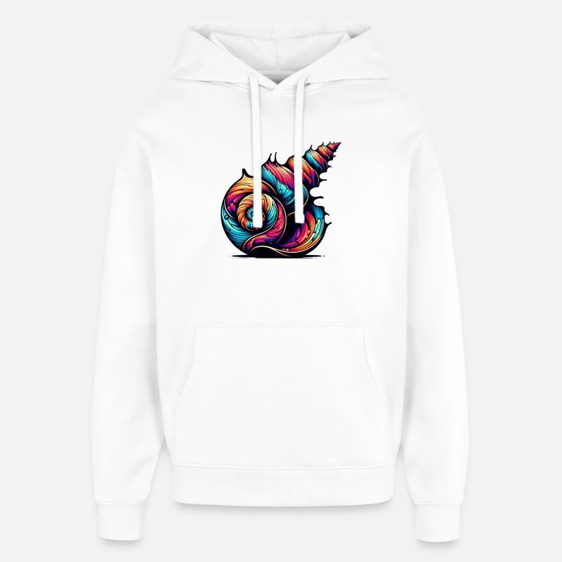 Coquille - Sweat à capuche unisexe Stanley/Stella Oversized - blanc