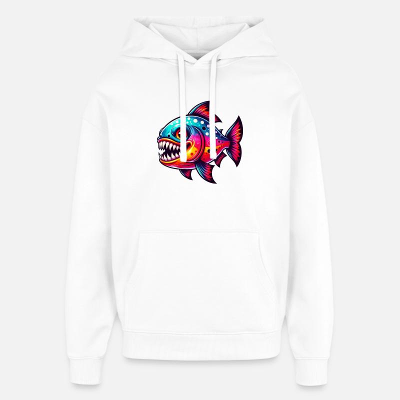 Caribe - Sudadera con capucha unisex Stanley/Stella Oversized - blanco