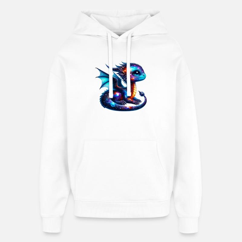 Drache - Oversized Unisex Hoodie von Stanley/Stella - Weiß