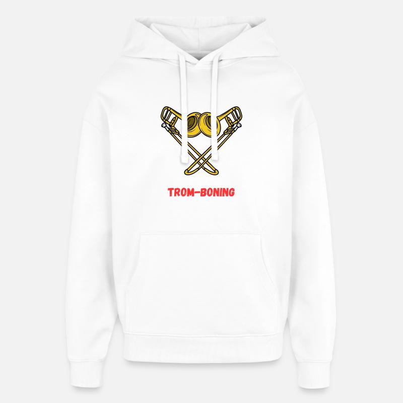 Désossage - Sweat à capuche unisexe Stanley/Stella Oversized - blanc