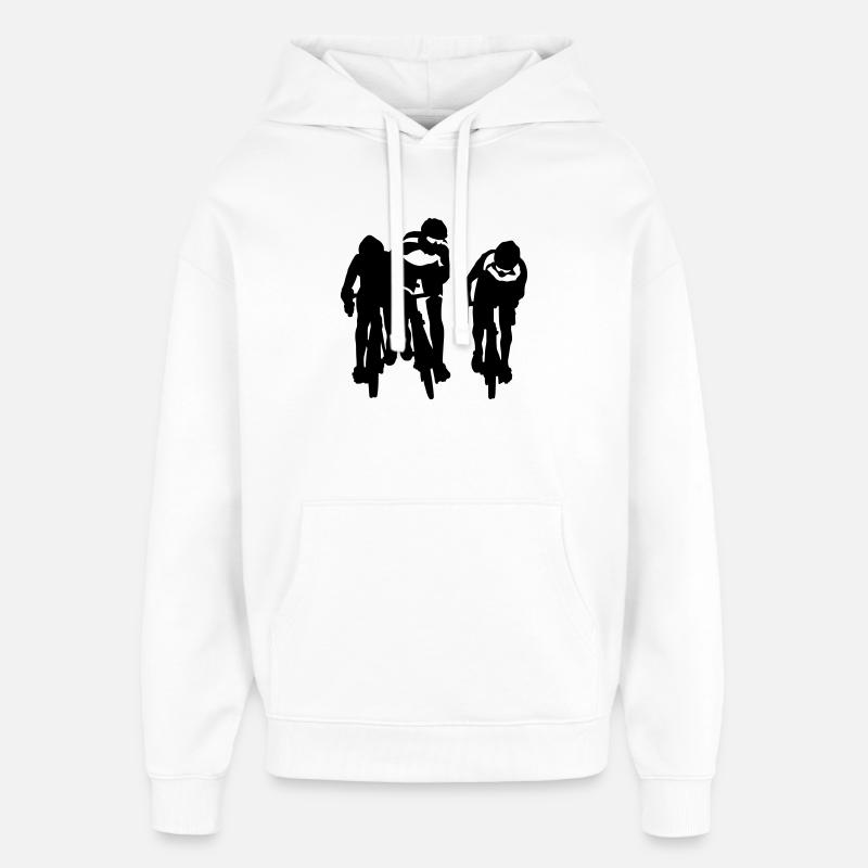 Coureur - Sweat à capuche unisexe Stanley/Stella Oversized - blanc