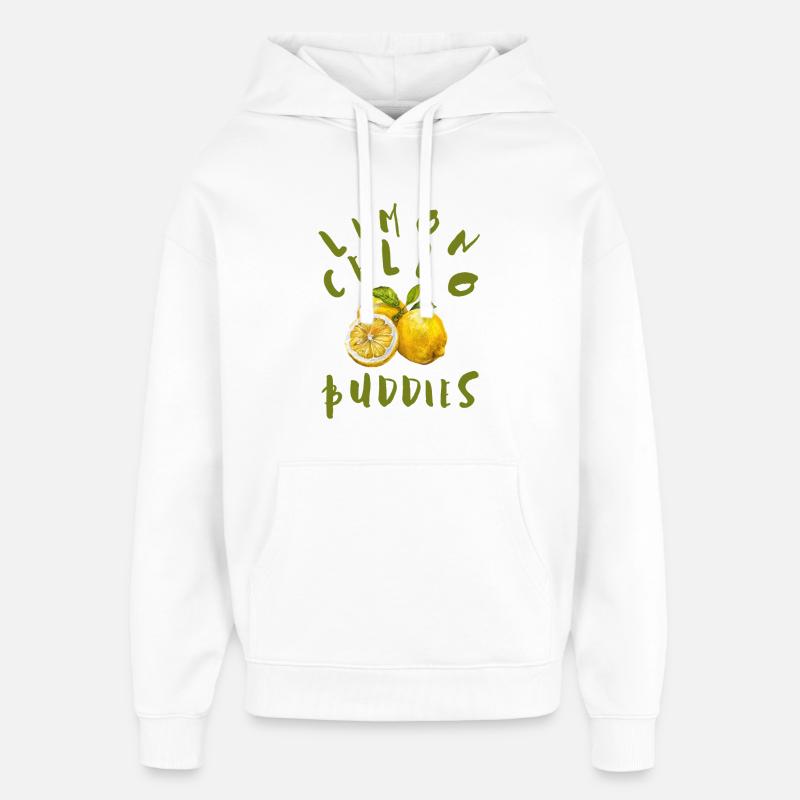 Limoncello Buddies - Sweat à capuche unisexe Stanley/Stella Oversized - blanc