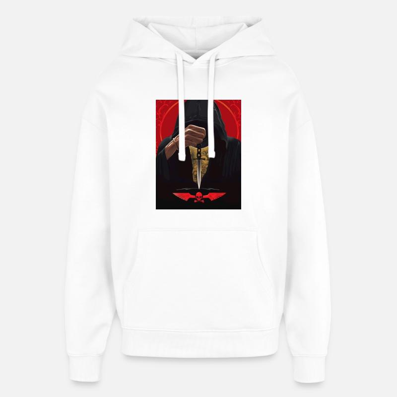 Homme à capuche avec pendule - Sweat à capuche unisexe Stanley/Stella Oversized - blanc