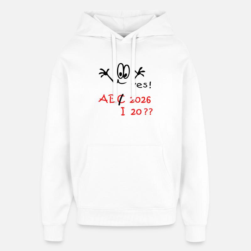 Abitur de rentrée scolaire 2026 ? - Sweat à capuche unisexe Stanley/Stella Oversized - blanc