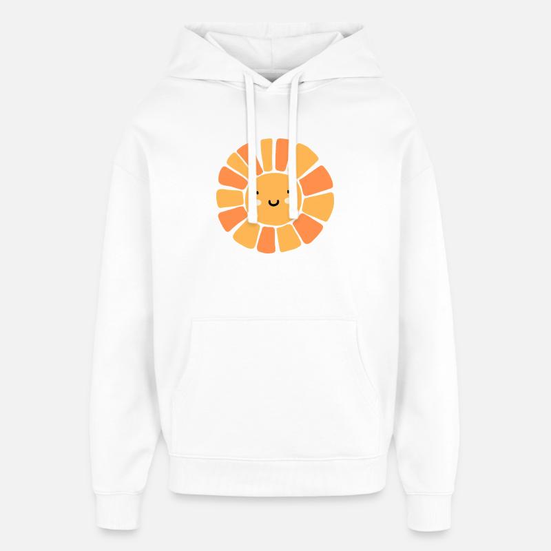Kawaii Sun - Sweat à capuche unisexe Stanley/Stella Oversized - blanc