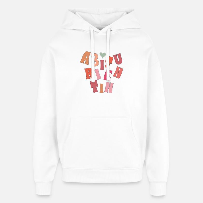 Diplômé du lycée - Sweat à capuche unisexe Stanley/Stella Oversized - blanc