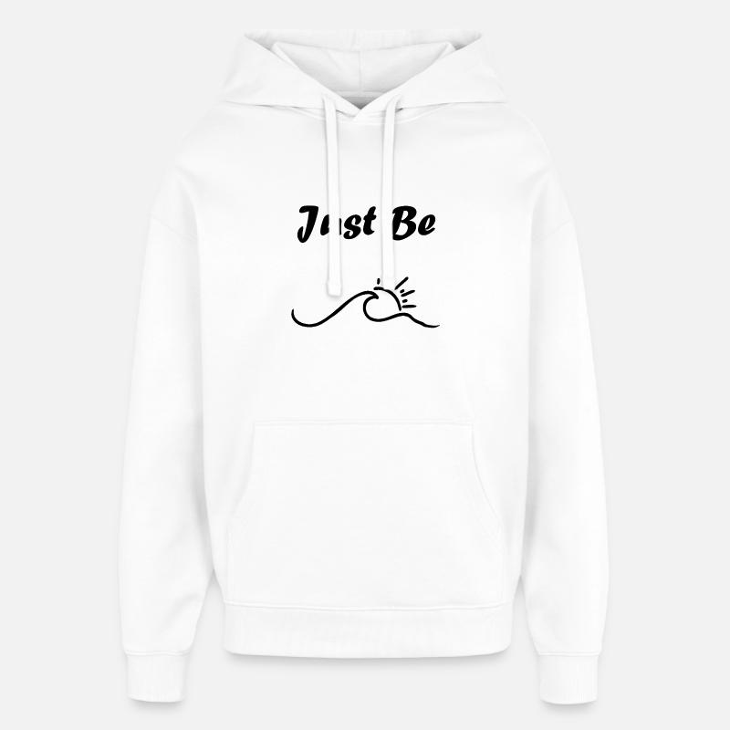 Prie juste - Sweat à capuche unisexe Stanley/Stella Oversized - blanc