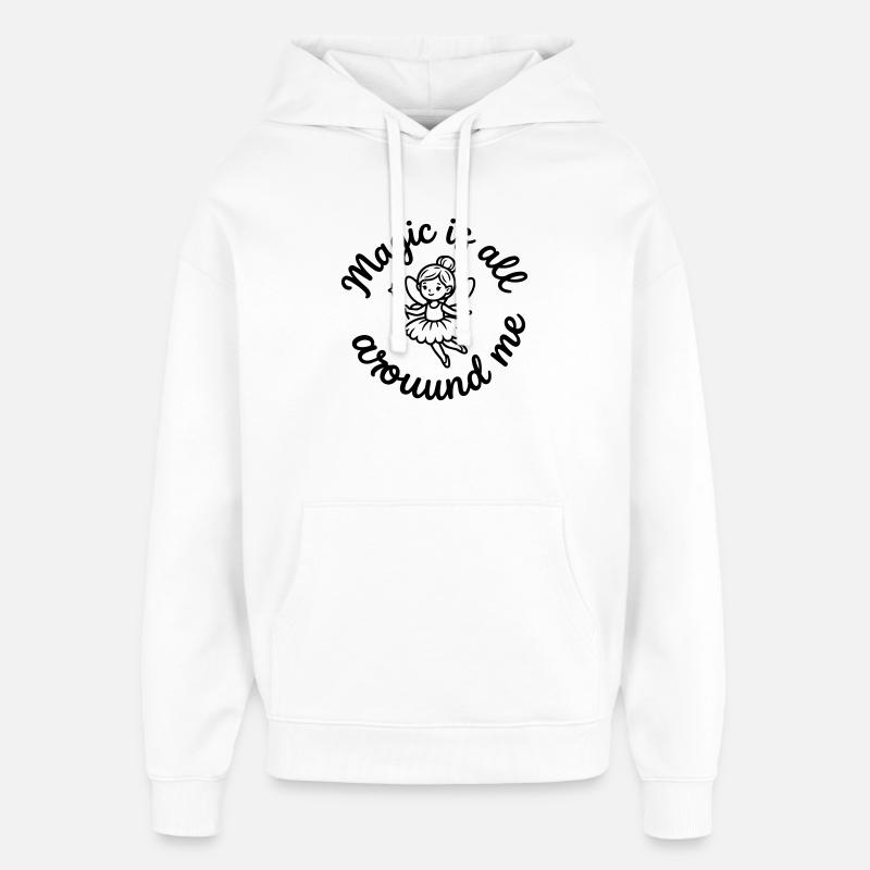 Fairy - Oversized Unisex Hoodie by Stanley/Stella - white