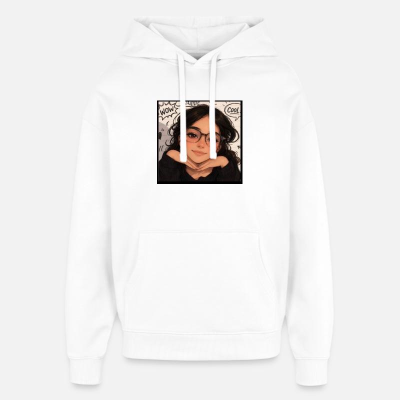 Susan - Oversized Unisex Hoodie von Stanley/Stella - Weiß