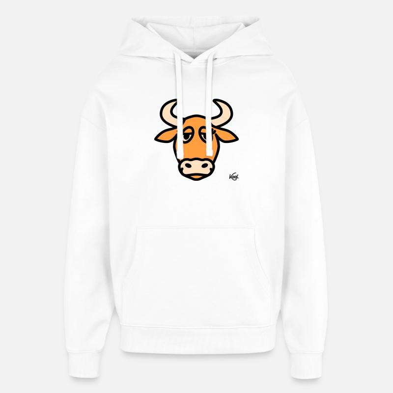 Grand Taureau - Sweat à capuche unisexe Stanley/Stella Oversized - blanc