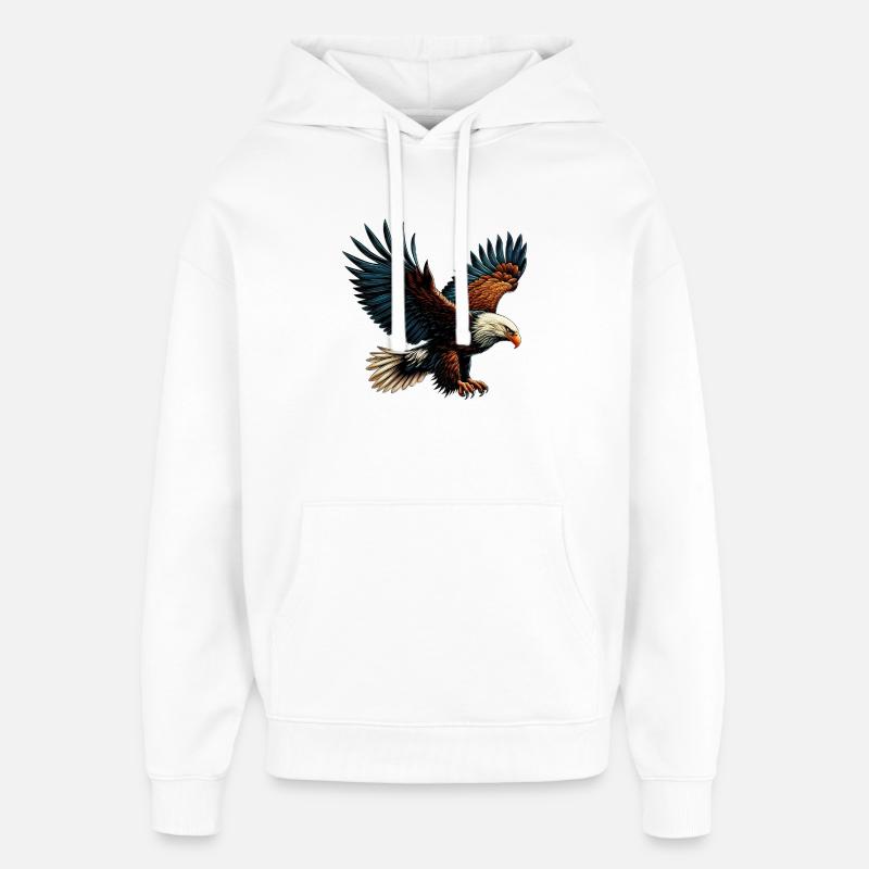 Aigle - Sweat à capuche unisexe Stanley/Stella Oversized - blanc