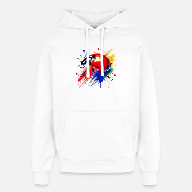 Coccinelle - Sweat à capuche unisexe Stanley/Stella Oversized - blanc