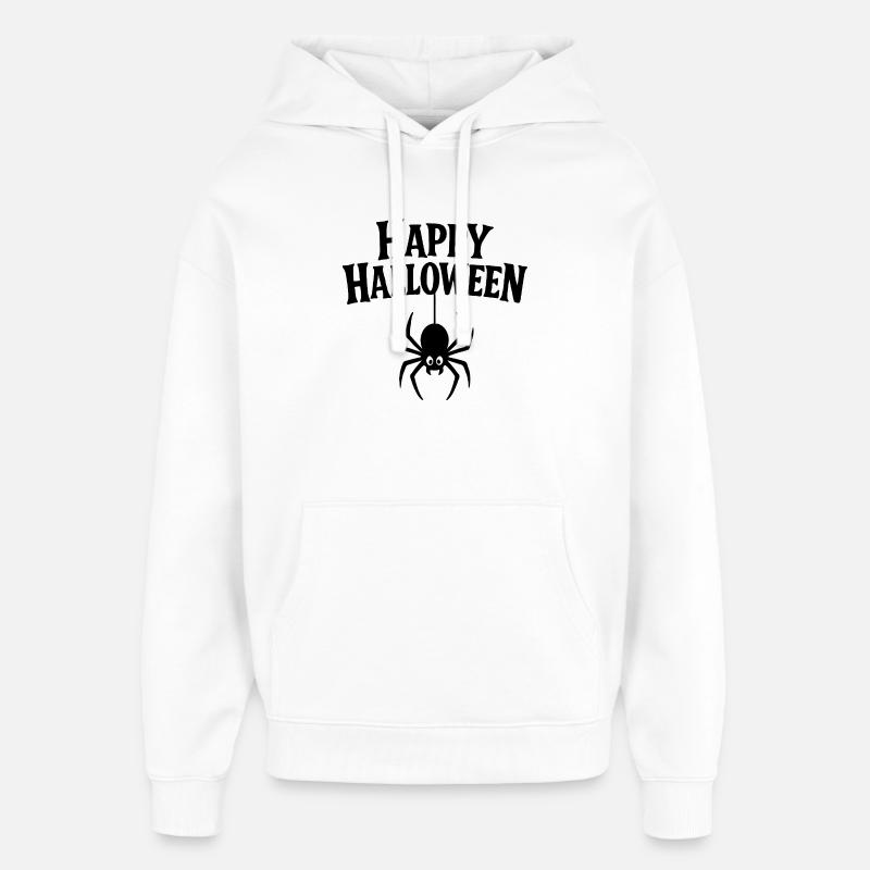 Conception de joyeux Halloween - Sweat à capuche unisexe Stanley/Stella Oversized - blanc