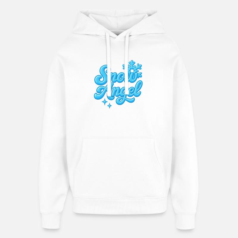 snow angle / y2k statement design  - Oversized Unisex Hoodie von Stanley/Stella - Weiß