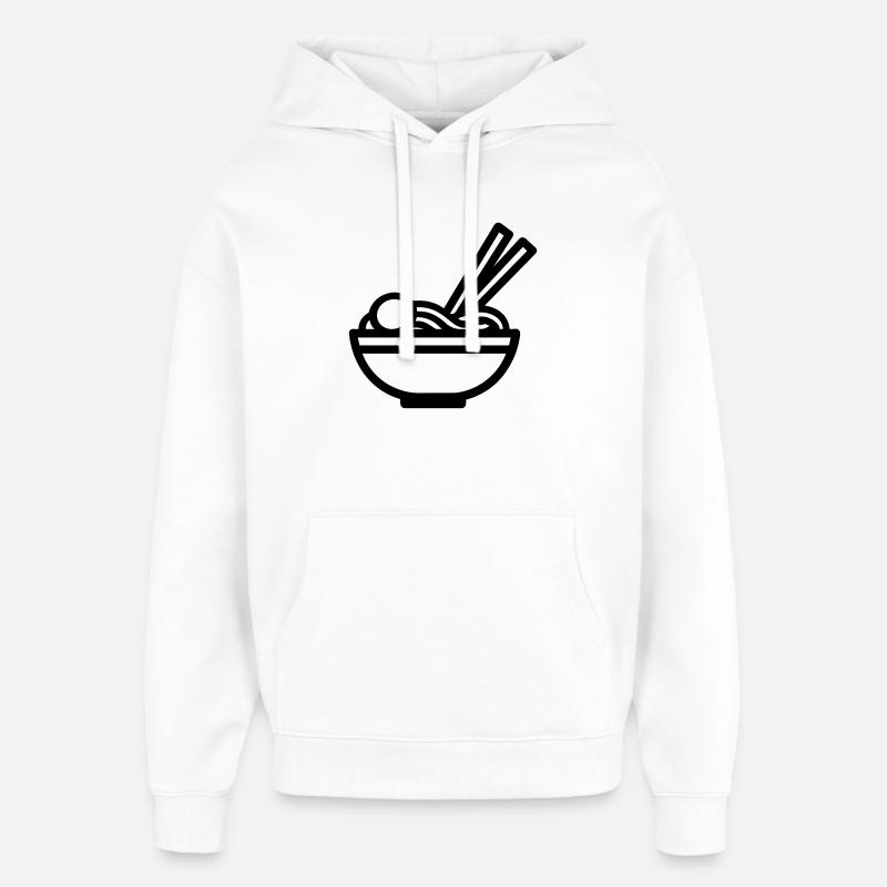 ramen - Sweat à capuche unisexe Stanley/Stella Oversized - blanc