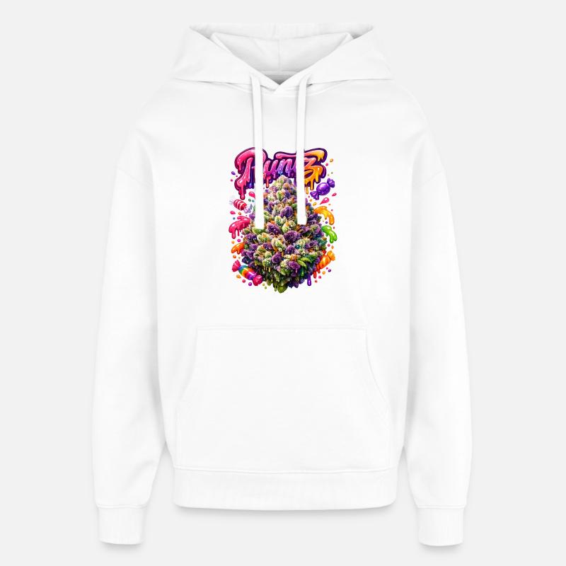 Runtz Candy Graffiti Art Print - Sweat à capuche unisexe Stanley/Stella Oversized - blanc