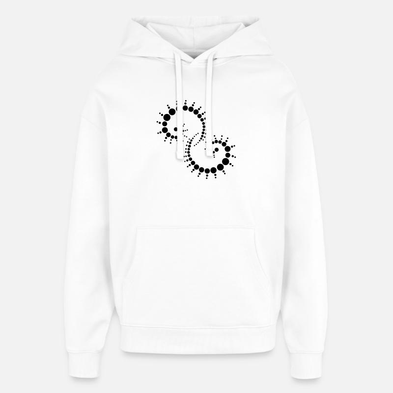 fossil2 - Sweat à capuche unisexe Stanley/Stella Oversized - blanc