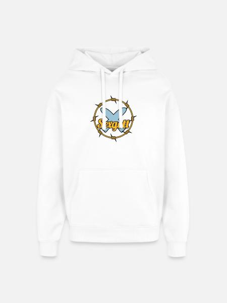 Sexgott | Dildo | Cock - Oversized Unisex Hoodie by Stanley/Stella - white