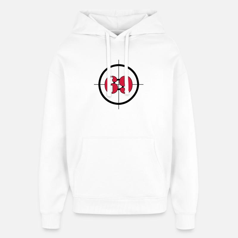 Représente : 69 - Sweat à capuche unisexe Stanley/Stella Oversized - blanc