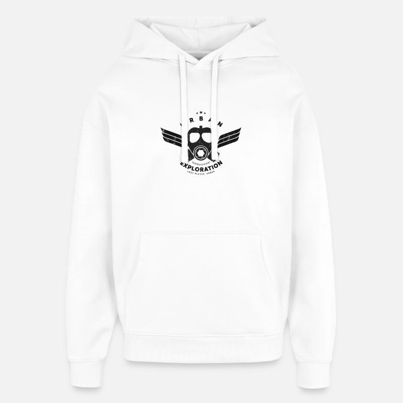 Urban Exploration - Sweat à capuche unisexe Stanley/Stella Oversized - blanc