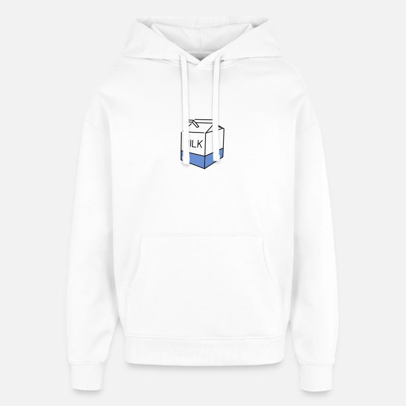 Milch - Oversized Unisex Hoodie von Stanley/Stella - Weiß