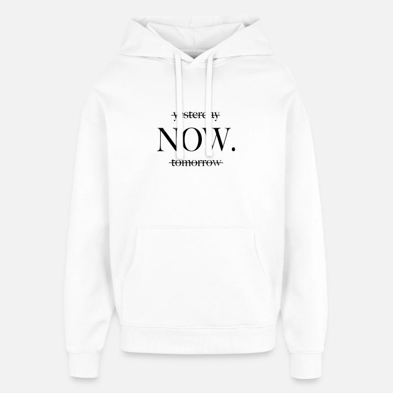 Motivation de style - Sweat à capuche unisexe Stanley/Stella Oversized - blanc