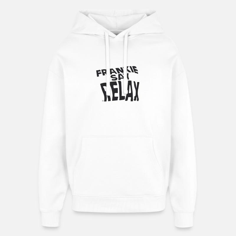Frankie Say Relax - Sweat à capuche unisexe Stanley/Stella Oversized - blanc