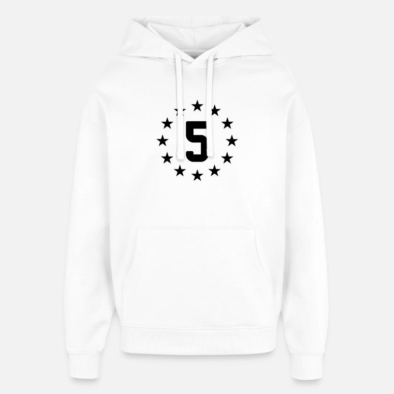 5 ans - Sweat à capuche unisexe Stanley/Stella Oversized - blanc
