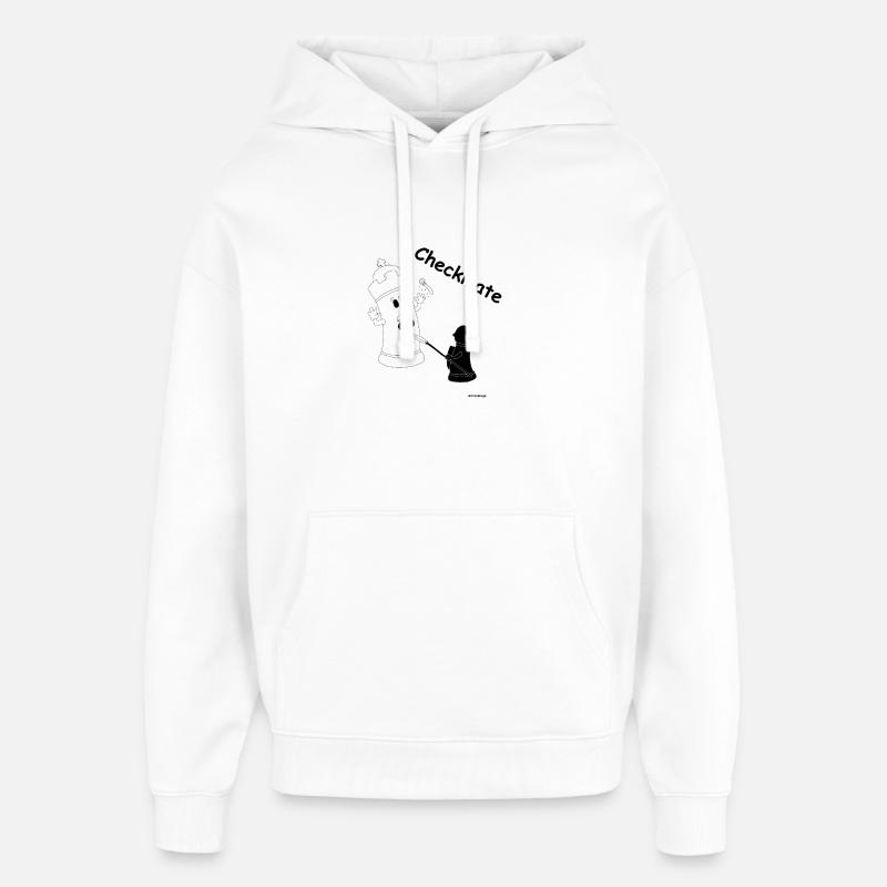 Maté / maté - Sweat à capuche unisexe Stanley/Stella Oversized - blanc