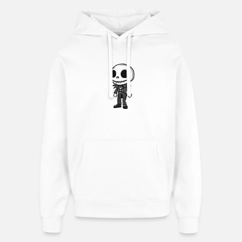Cadeau effrayant de Halloween de monstre - Sweat à capuche unisexe Stanley/Stella Oversized - blanc