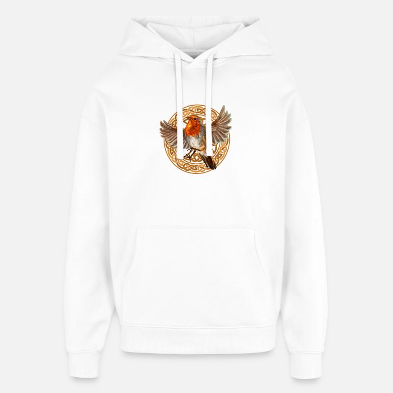 Robin Vogel - Oversized Unisex Hoodie von Stanley/Stella - Weiß