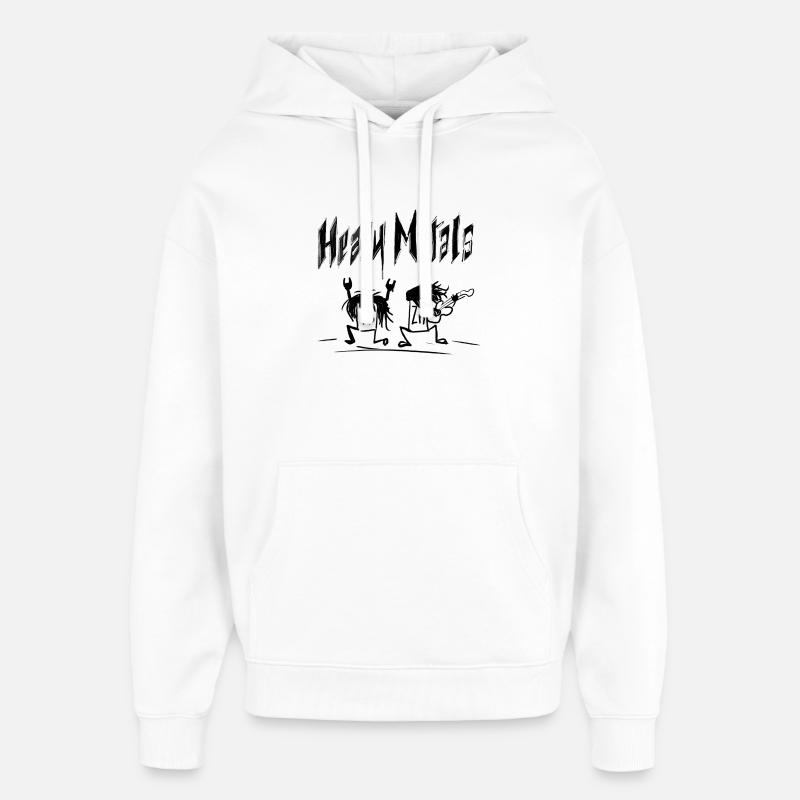Métaux lourds Pb nad Zn - Sweat à capuche unisexe Stanley/Stella Oversized - blanc